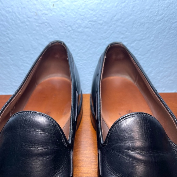 Allen Edmonds Grayson 13 A Narrow Width Black Leather Tassel Loafers Shoes 8217 - Picture 8 of 14